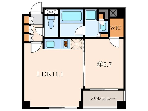 コートレアル三田綱町の物件間取画像